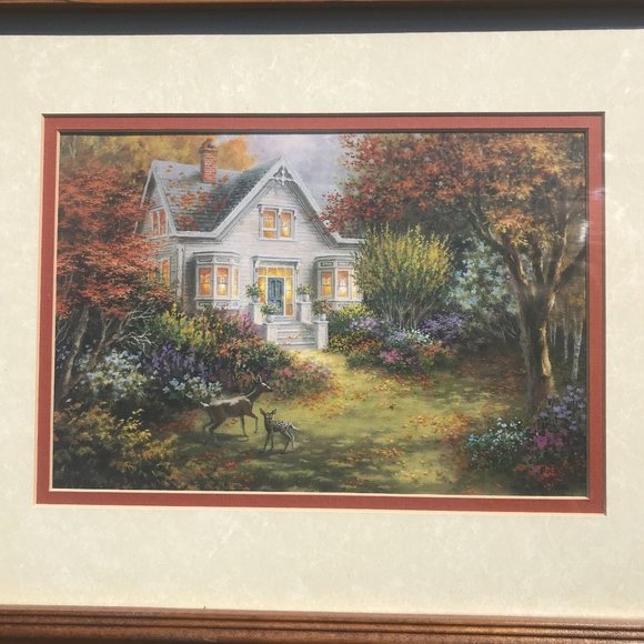 Nicky Boehme Autumn Overtures Framed Art Print Country Cottage Wall Art - Picture 2 of 3